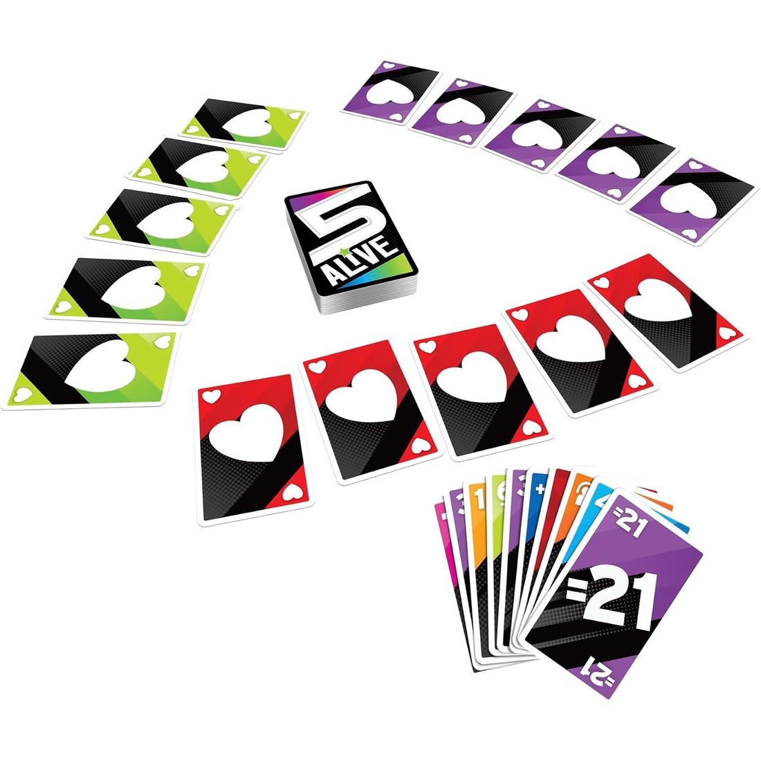 5 Alive Card Game, view 3