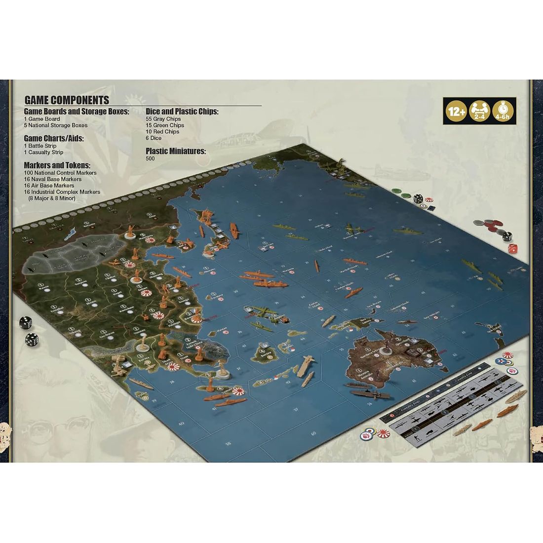 Axis & Allies 1940 Pacific Second Edition, view 2