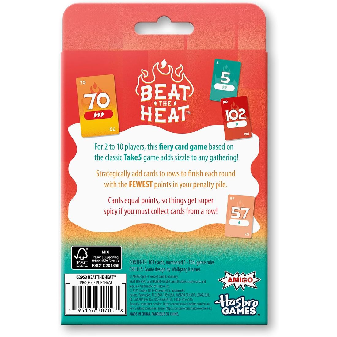 Beat the Heat Card Game, view 2