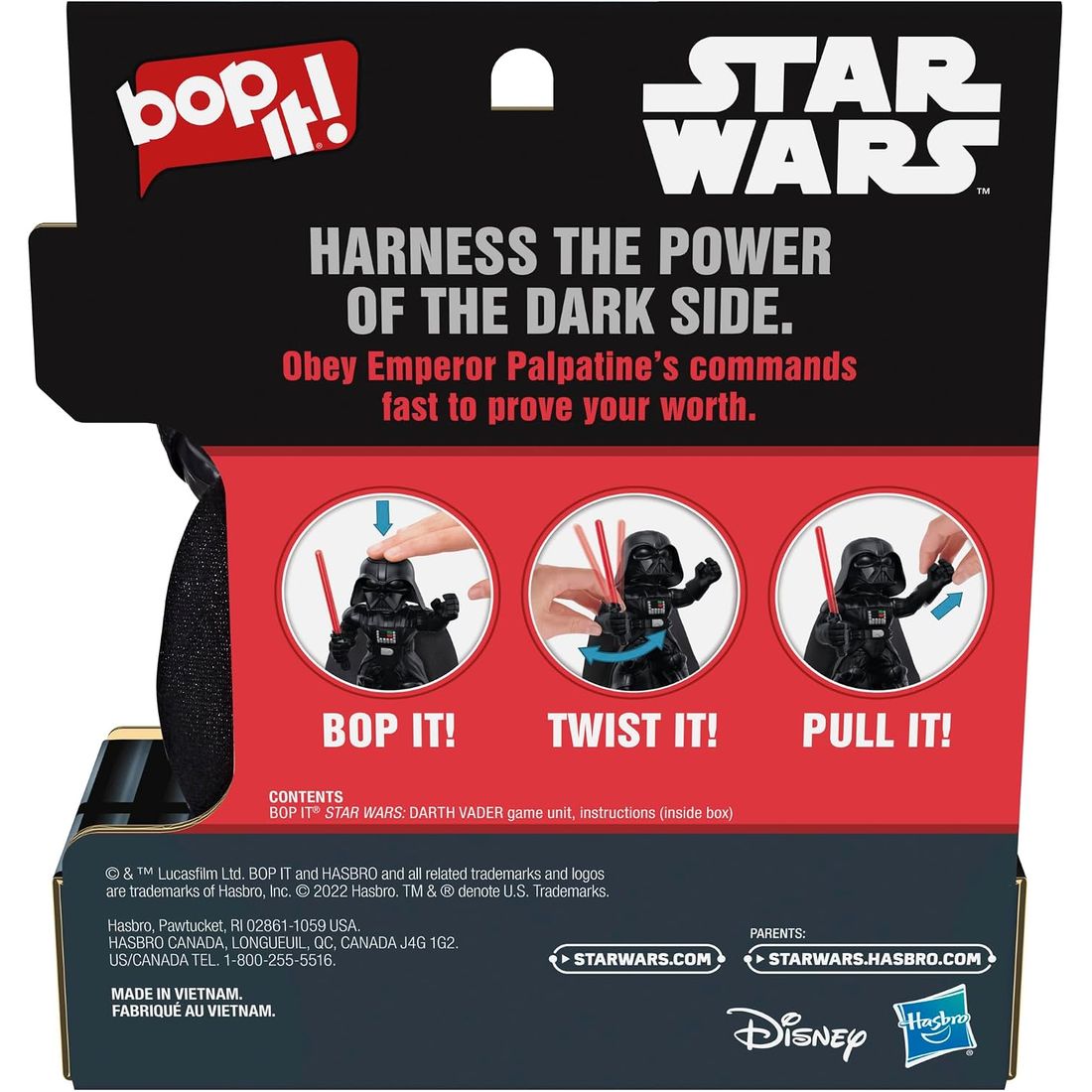 Bop It! Star Wars Darth Vader Edition, view 2