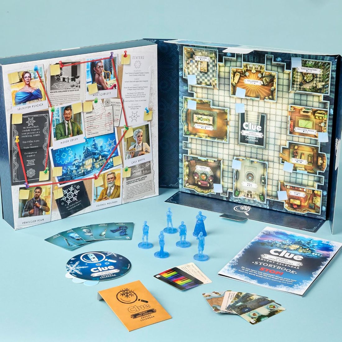 Clue Advent Calendar: Secrets Under Snowfall, view 3