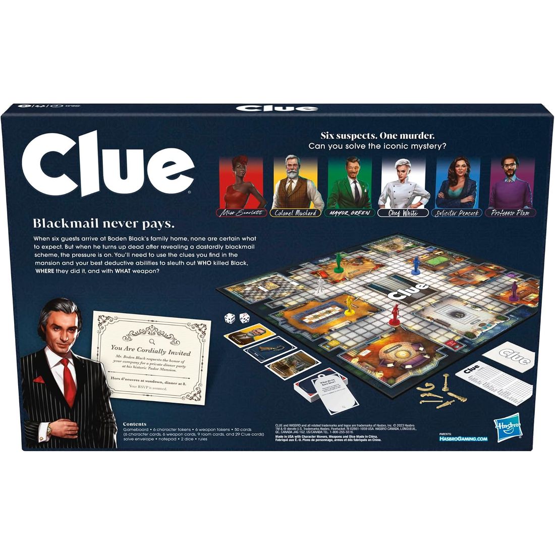 Clue Board Game: Reimagined Mystery, view 2