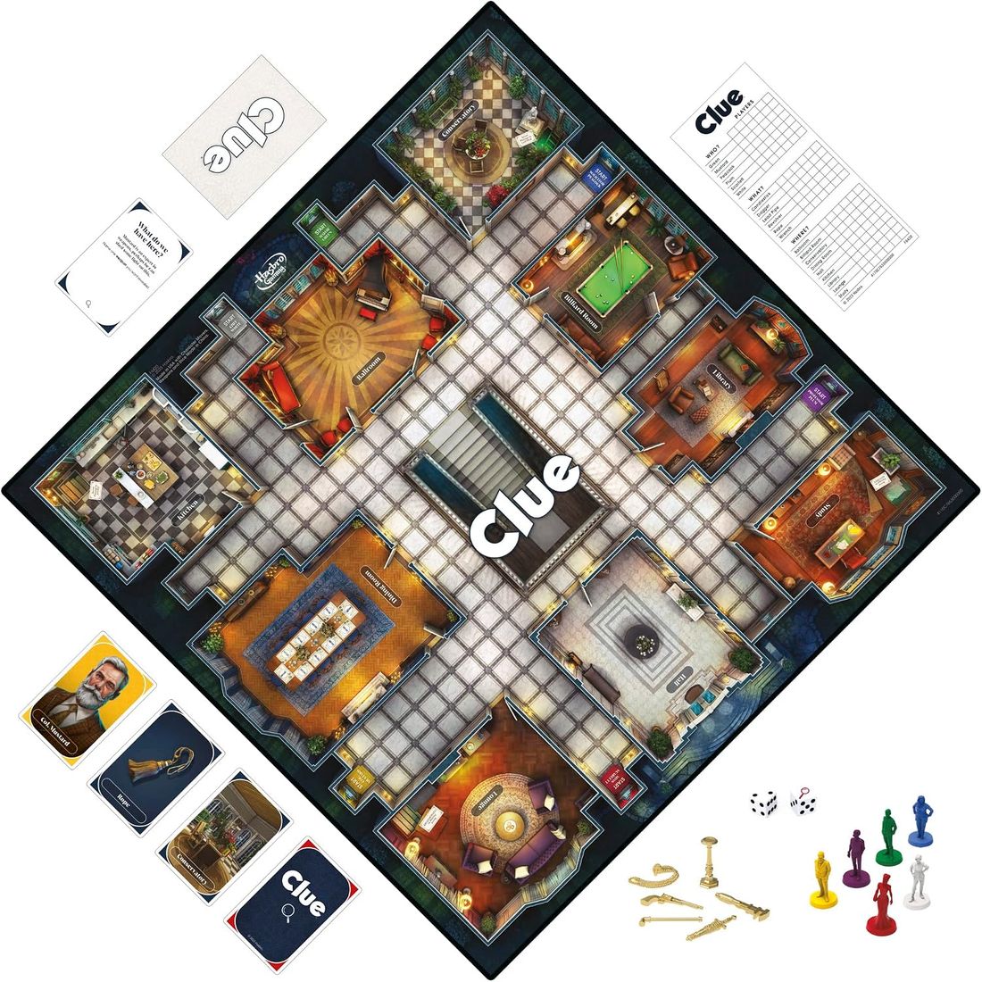Clue Board Game: Reimagined Mystery, view 3