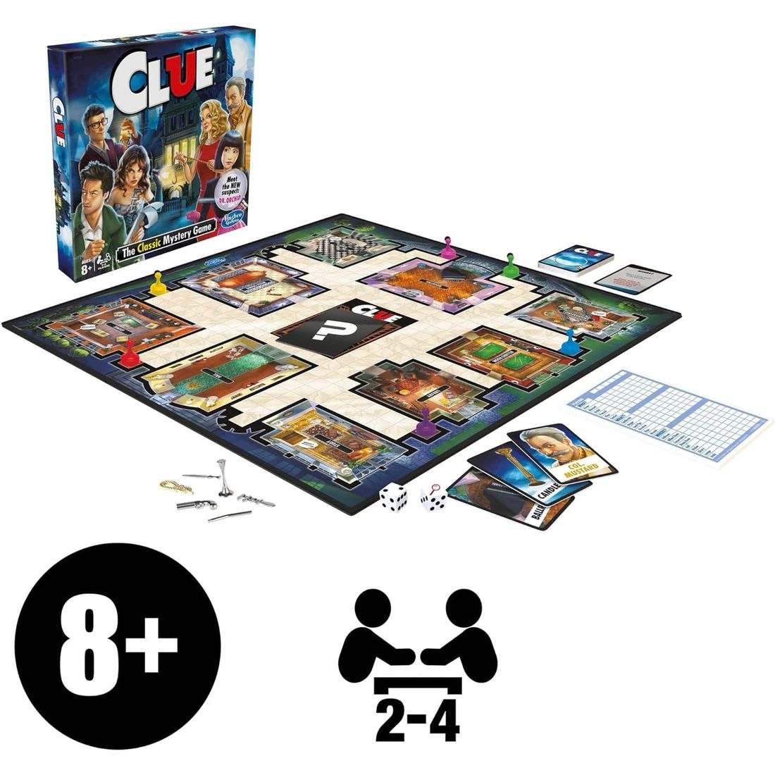 Clue Classic Mystery Board Game, view 4