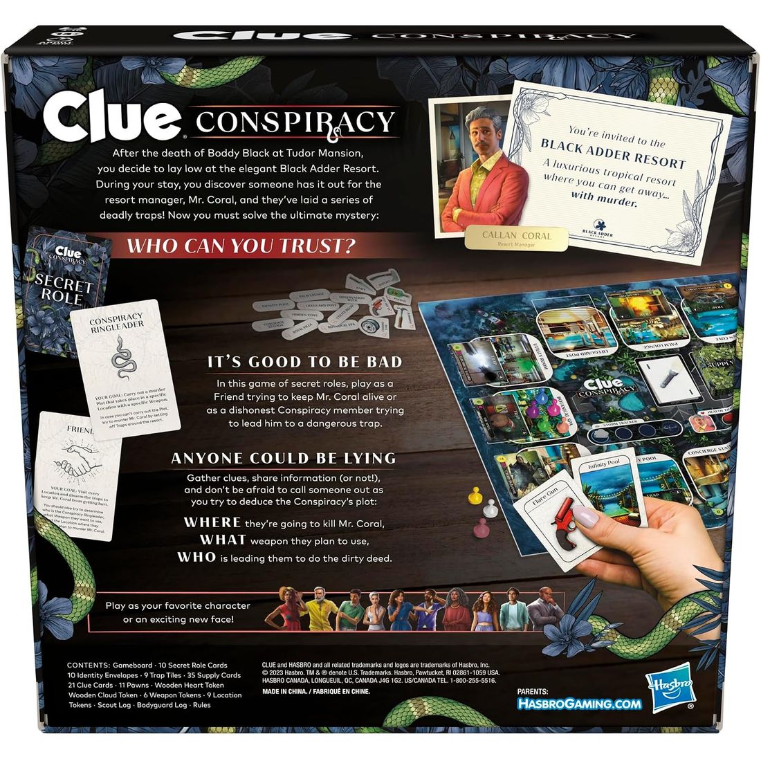 Clue Conspiracy Board Game, view 2