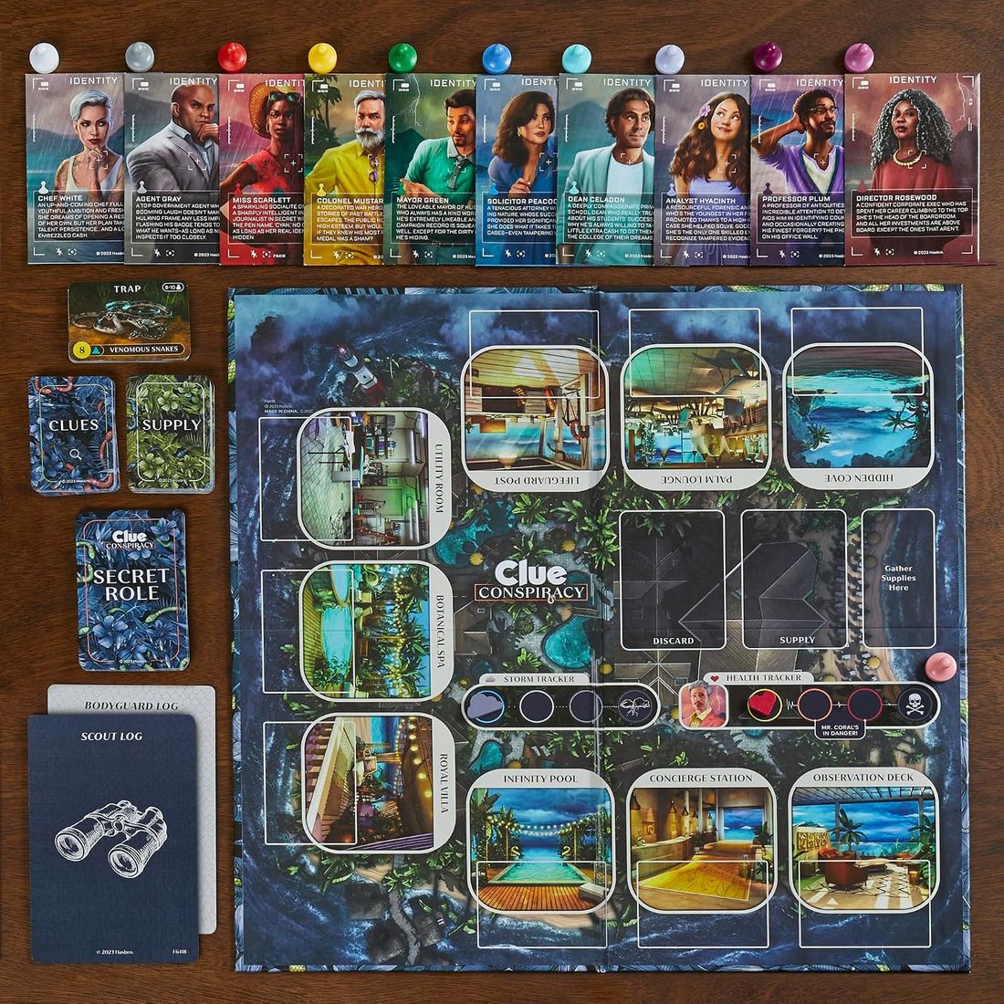 Clue Conspiracy Board Game, view 3