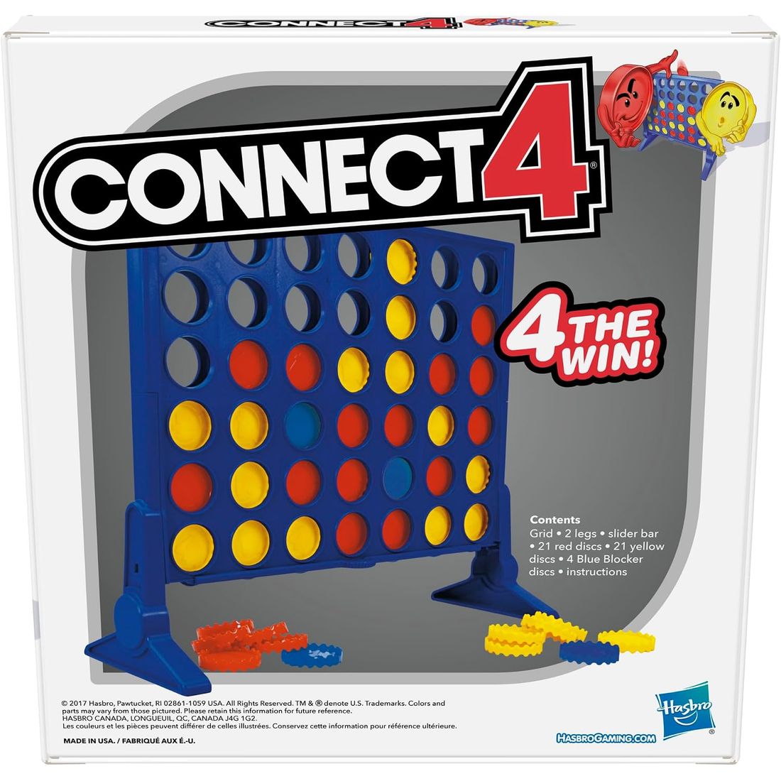Connect 4 with Blue Blocker Discs, view 2