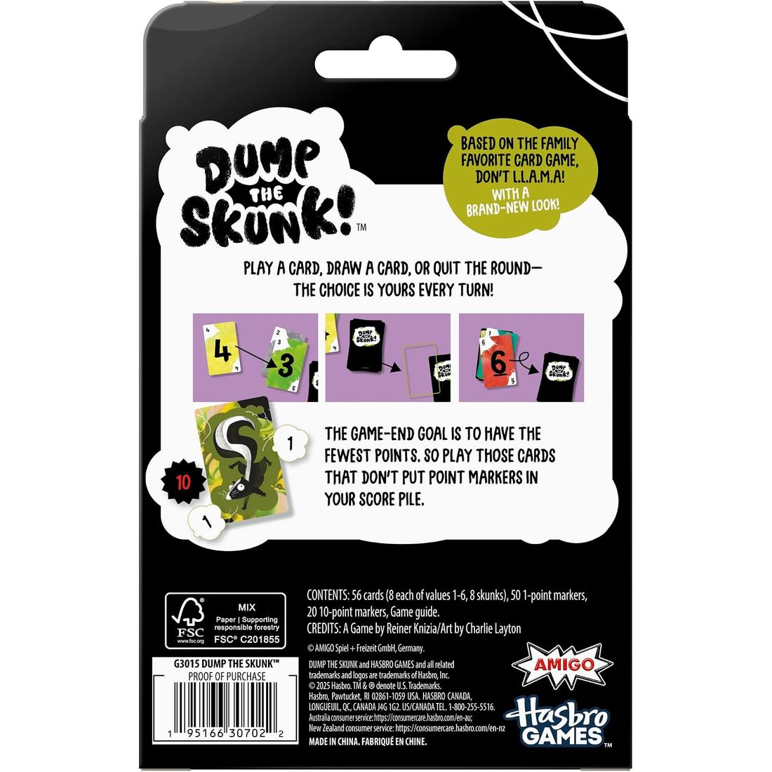 Dump the Skunk! Card Game, view 2