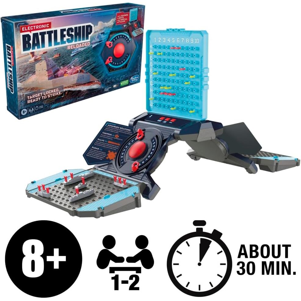 Electronic Battleship Reloaded Board Game, view 6