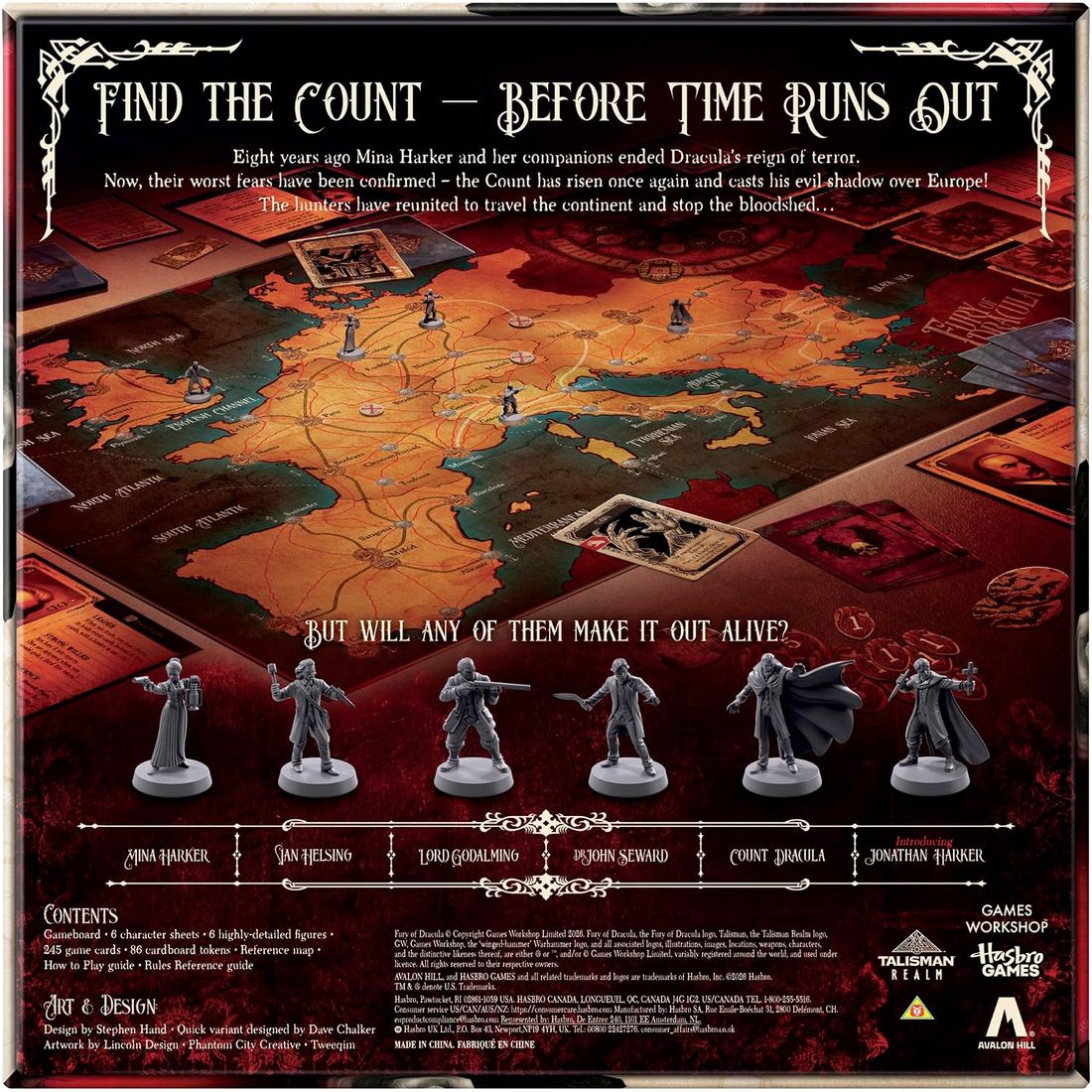 Fury of Dracula Board Game: 5th Edition, view 2