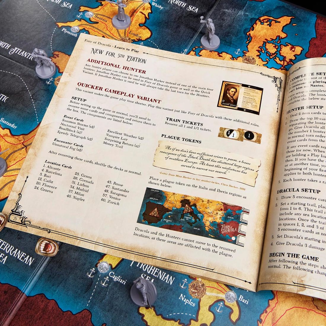 Fury of Dracula Board Game: 5th Edition, view 4