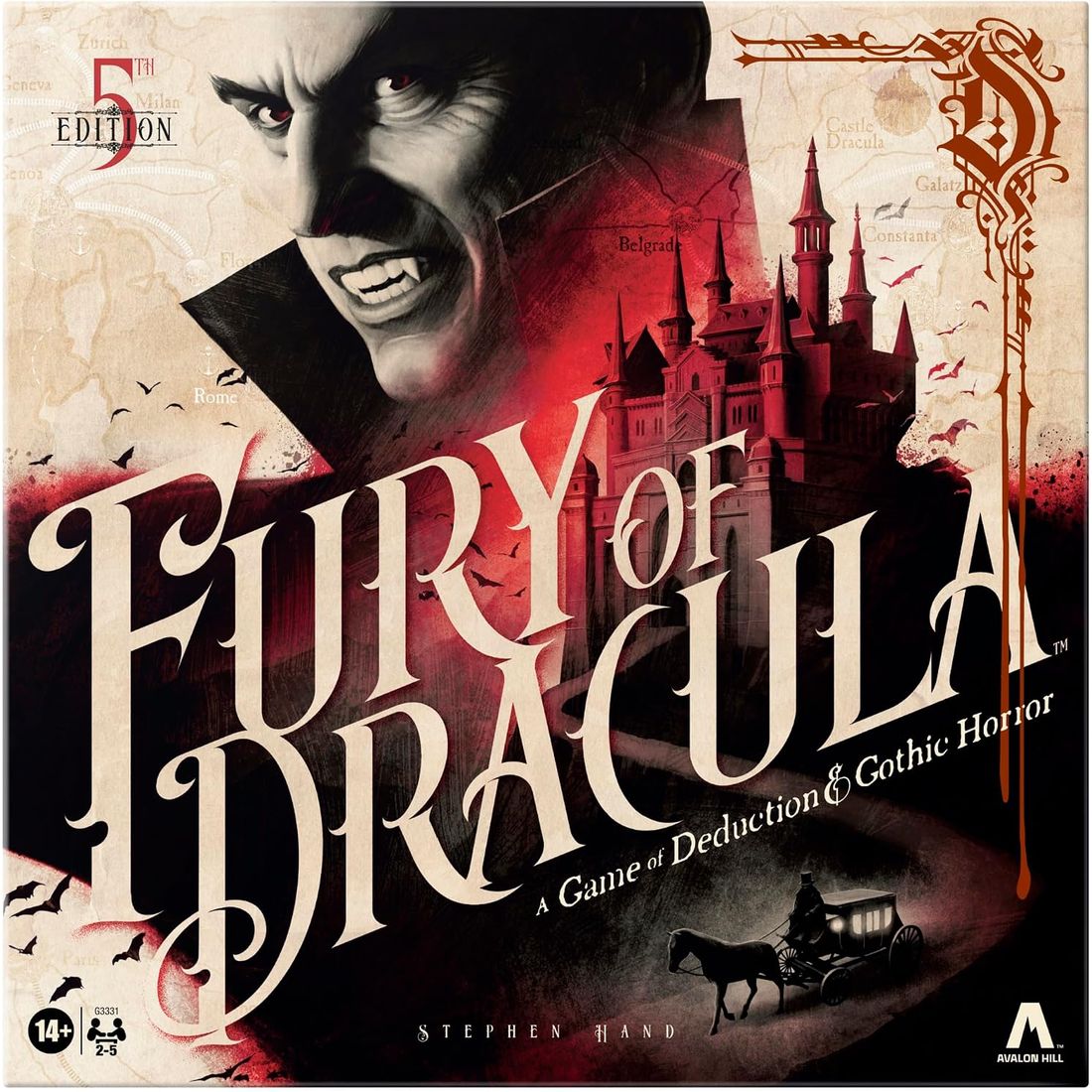 Fury of Dracula Board Game: 5th Edition