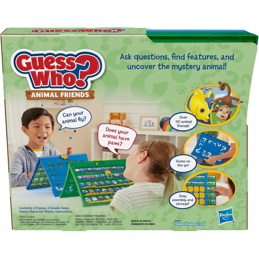 Guess Who? Animal Friends Game, view 2