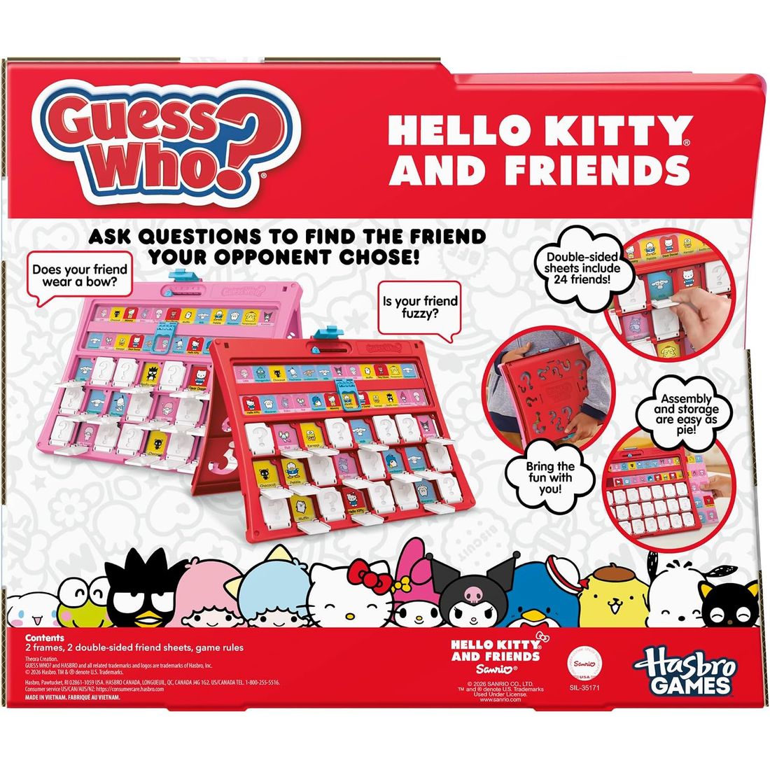 Guess Who? Hello Kitty and Friends Edition, view 2