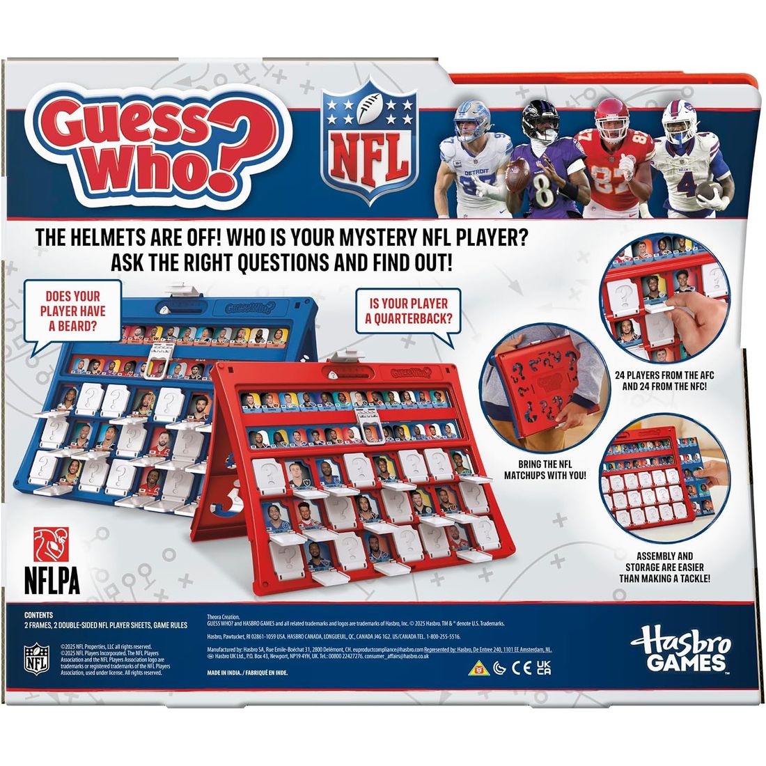 Guess Who? NFL Edition Board Game, view 2