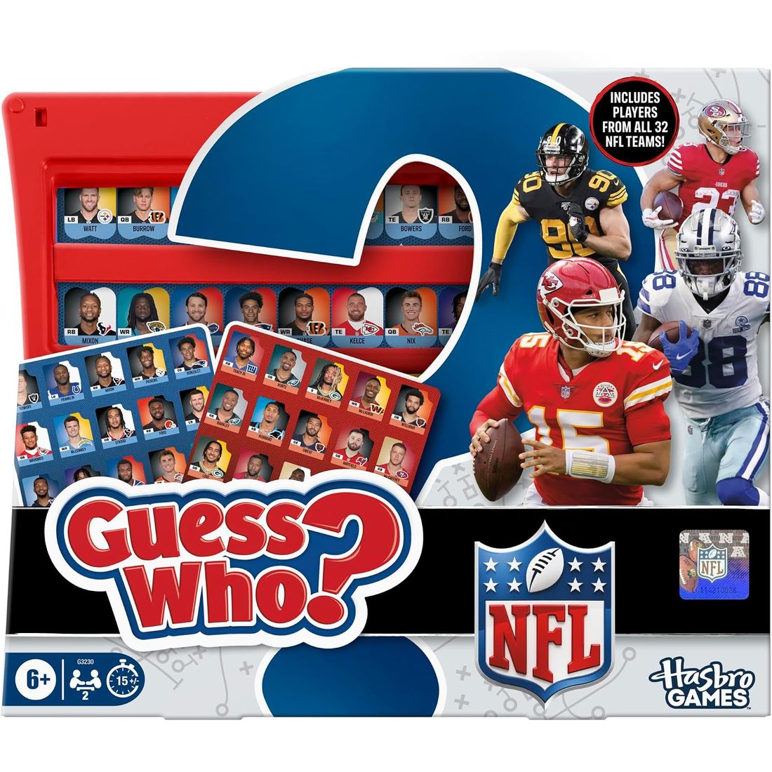 Guess Who? NFL Edition Board Game