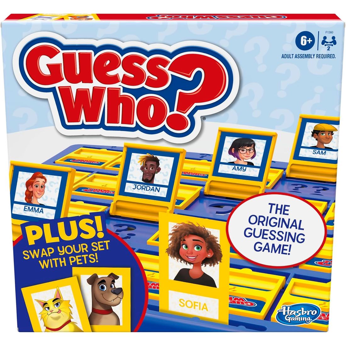 Guess Who? Plus with People and Pet Cards