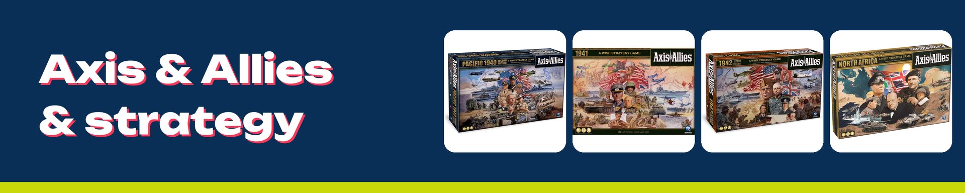 Axis & Allies and Grand Strategy Board Games