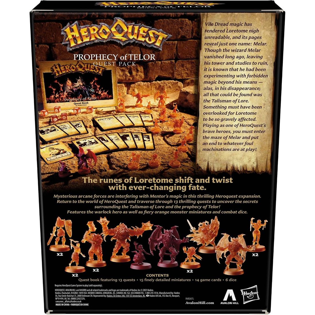 HeroQuest Prophecy of Telor Quest Pack, view 2
