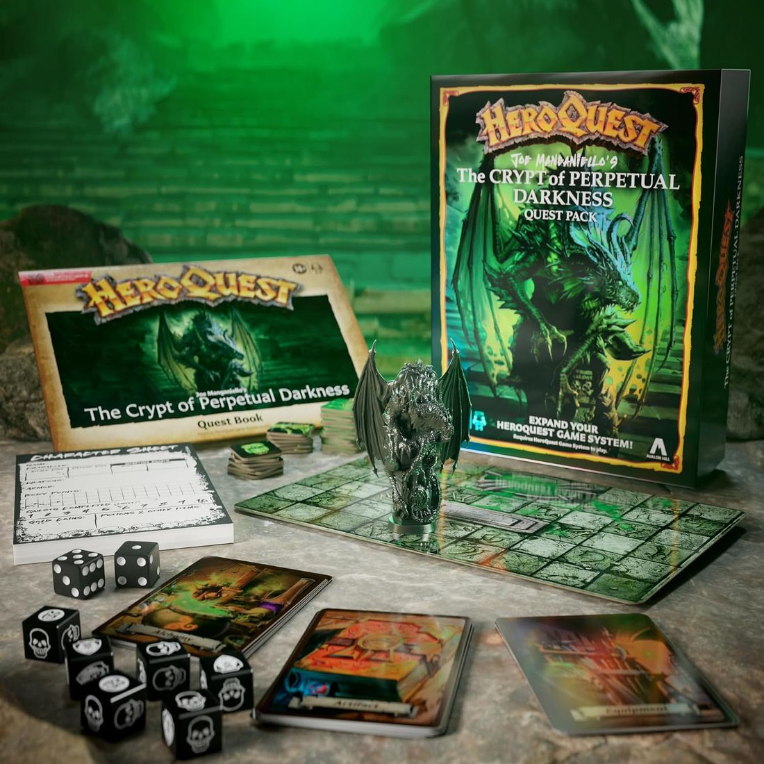 HeroQuest The Crypt of Perpetual Darkness Quest Pack, view 3