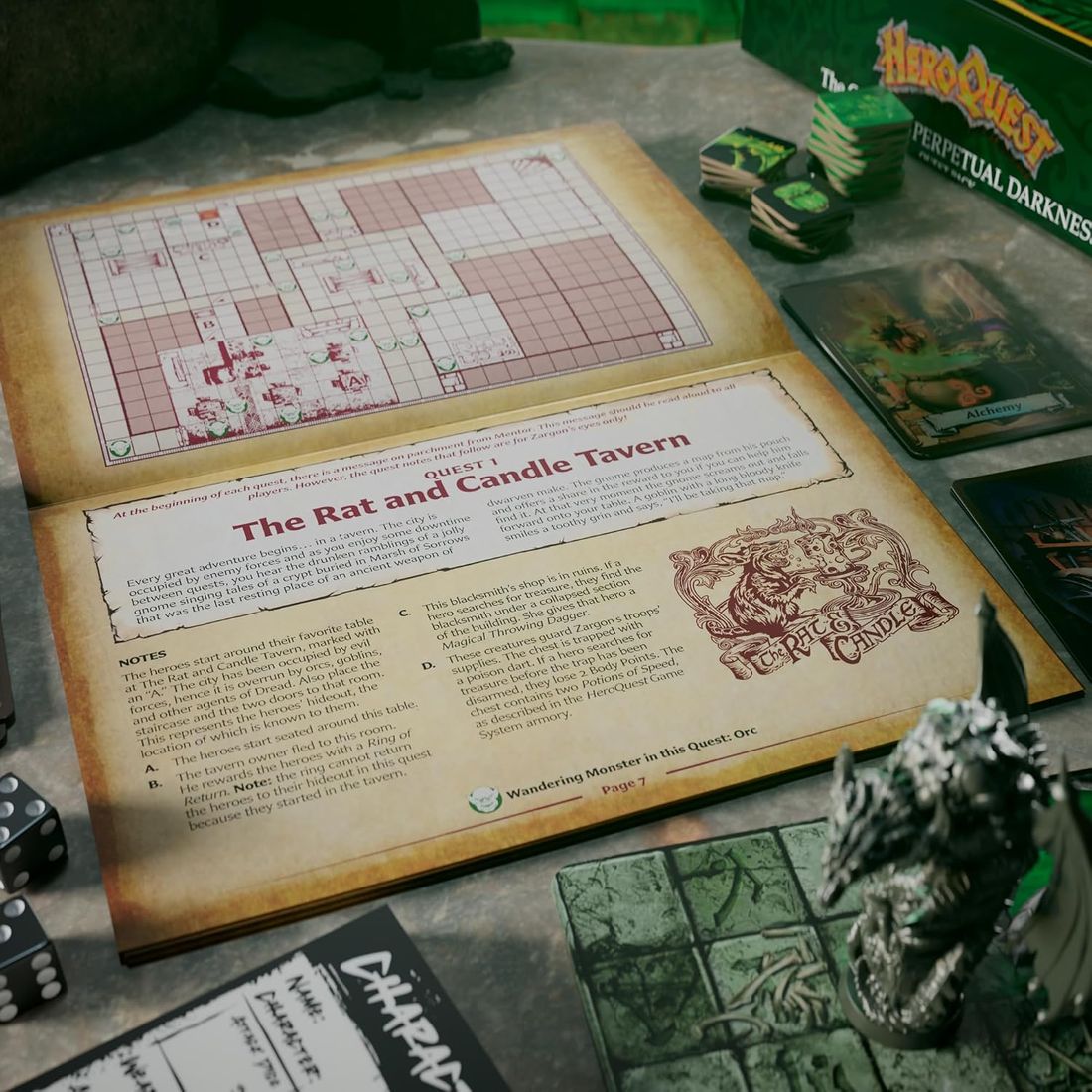HeroQuest The Crypt of Perpetual Darkness Quest Pack, view 6