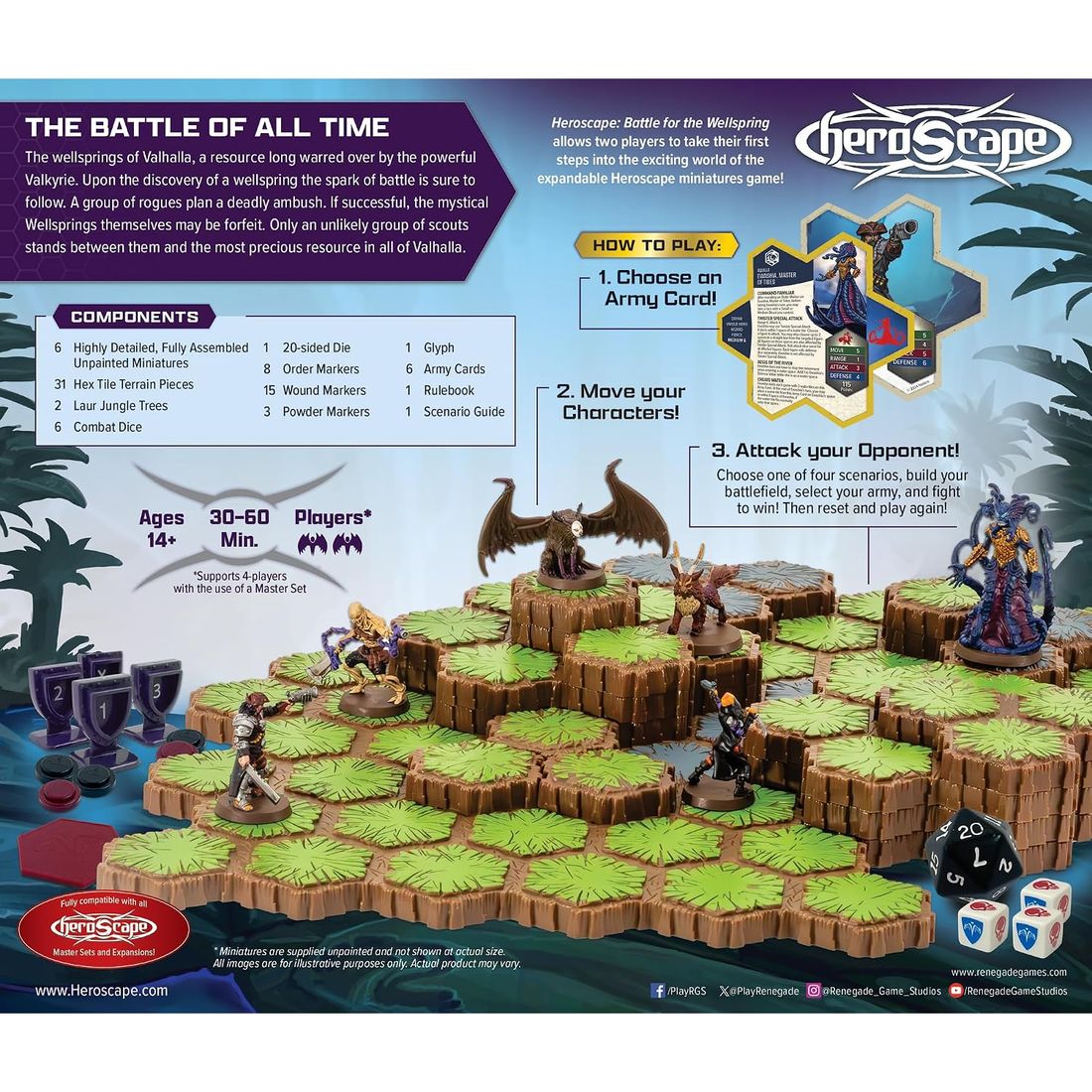 Heroscape: Battle for the Wellspring Starter Set, view 3
