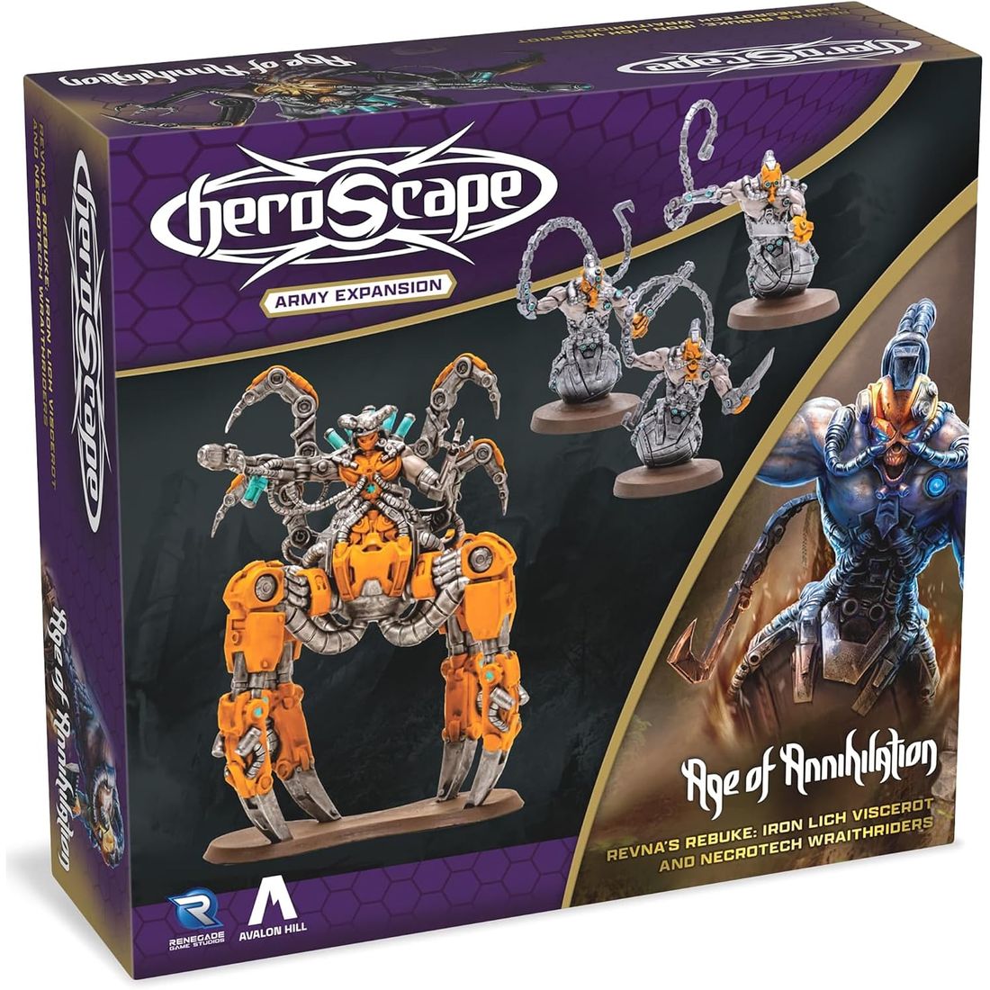 Heroscape: Iron Lich & Wraithriders Army Expansion