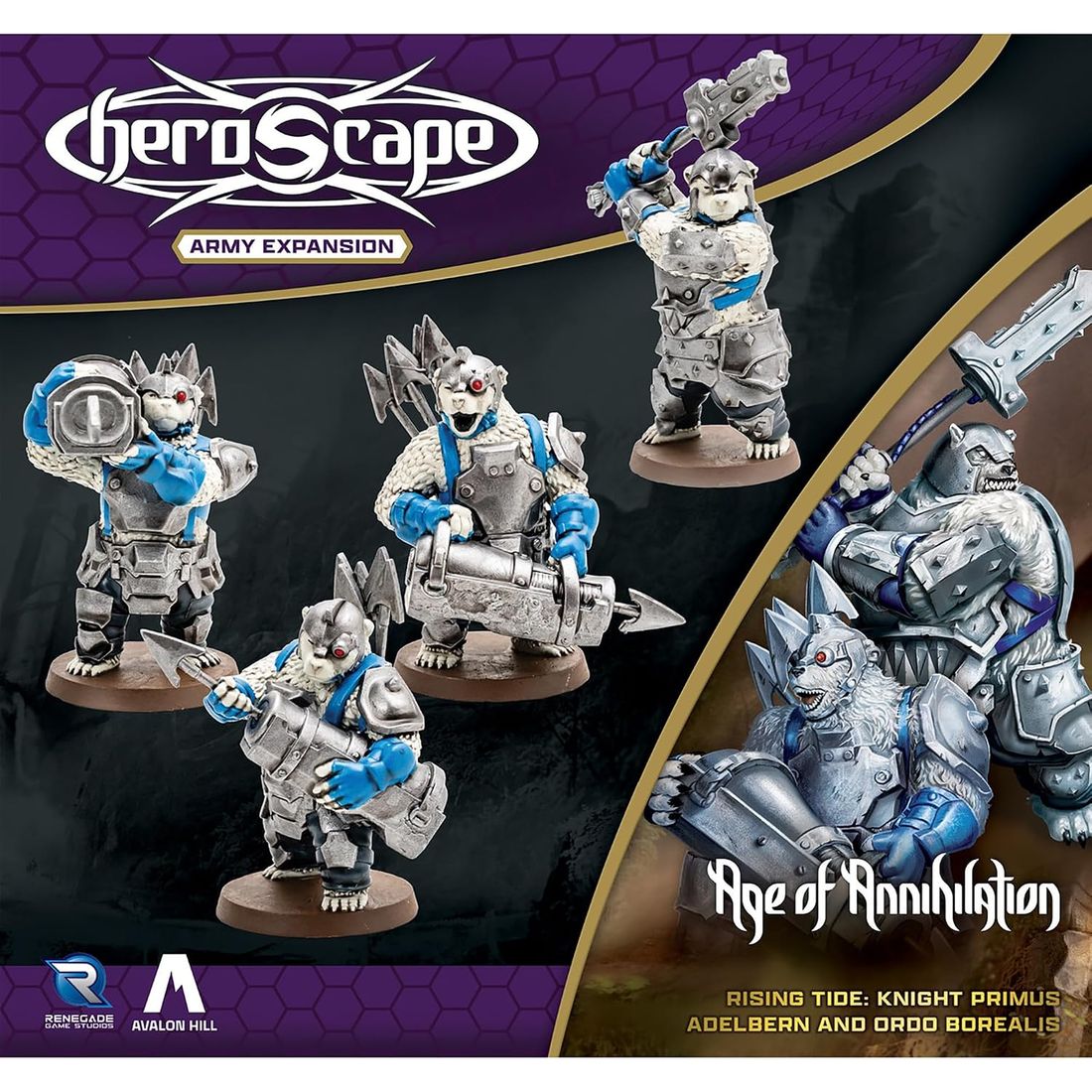 Heroscape: Knight Primus Adelbern & Ordo Borealis, view 3