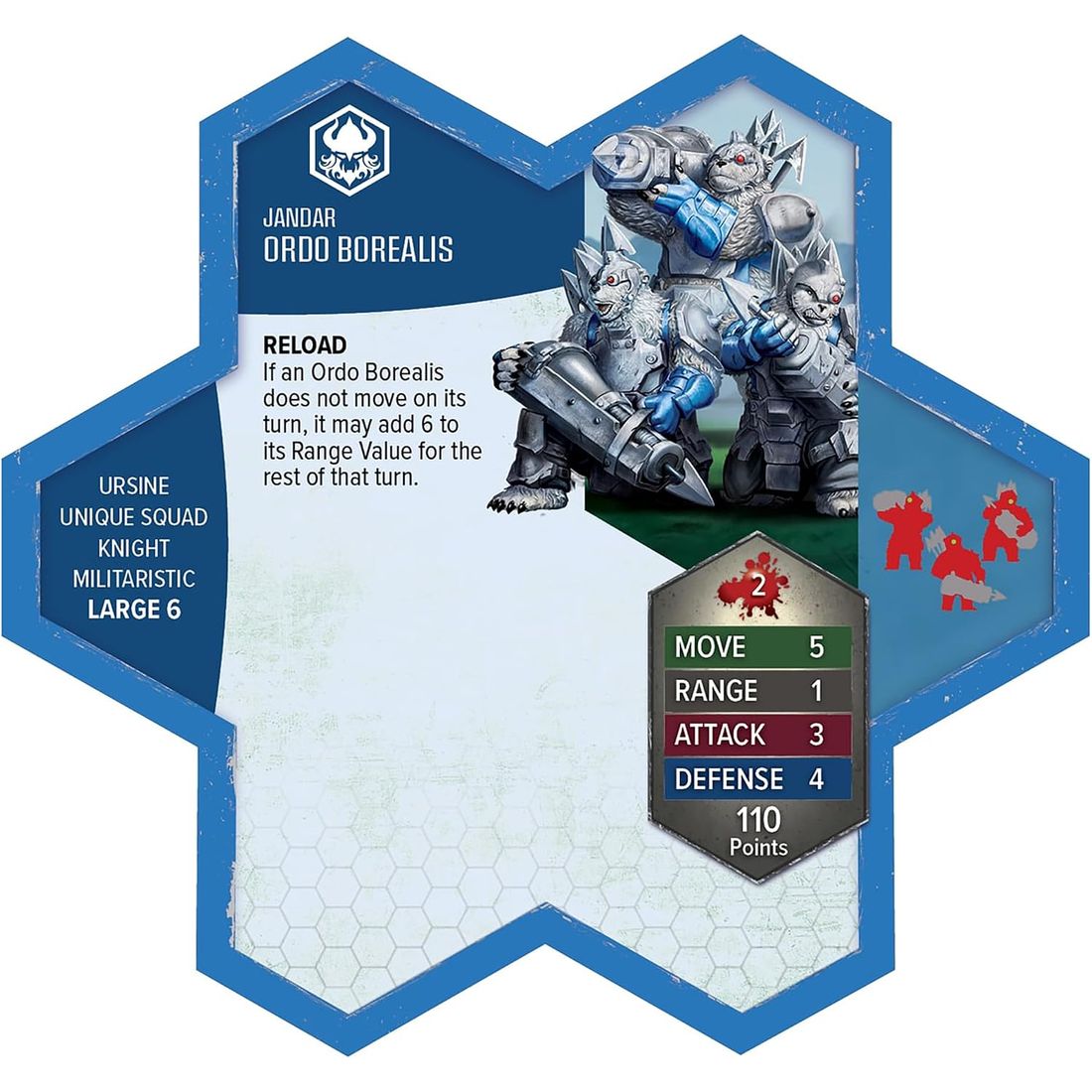 Heroscape: Knight Primus Adelbern & Ordo Borealis, view 4
