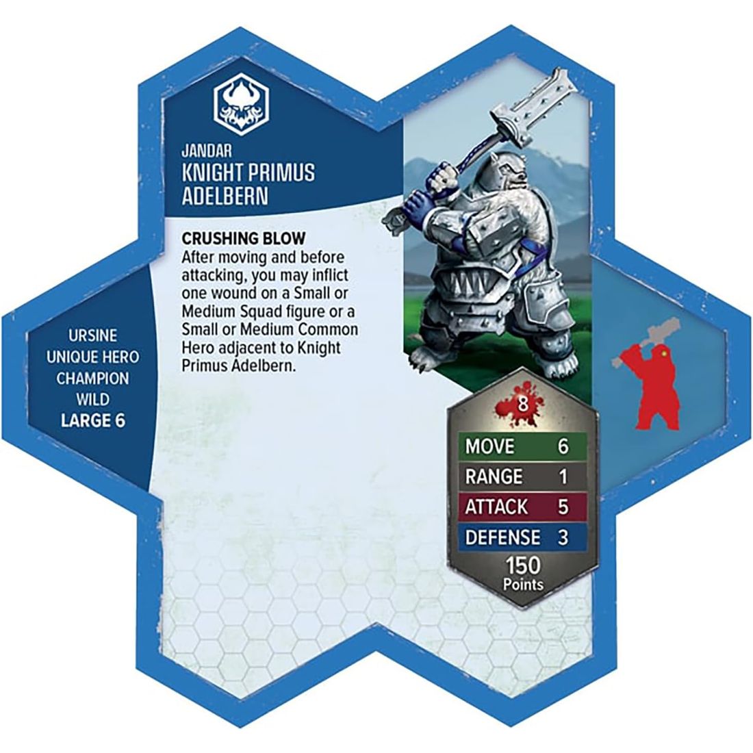 Heroscape: Knight Primus Adelbern & Ordo Borealis, view 6