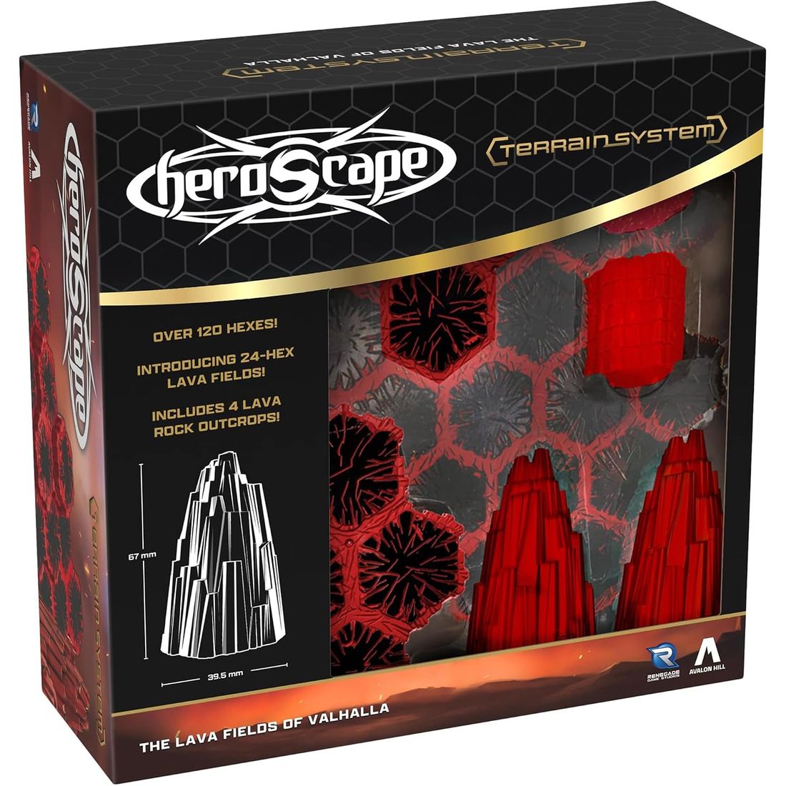 Heroscape: Lava Fields of Valhalla Terrain Expansion