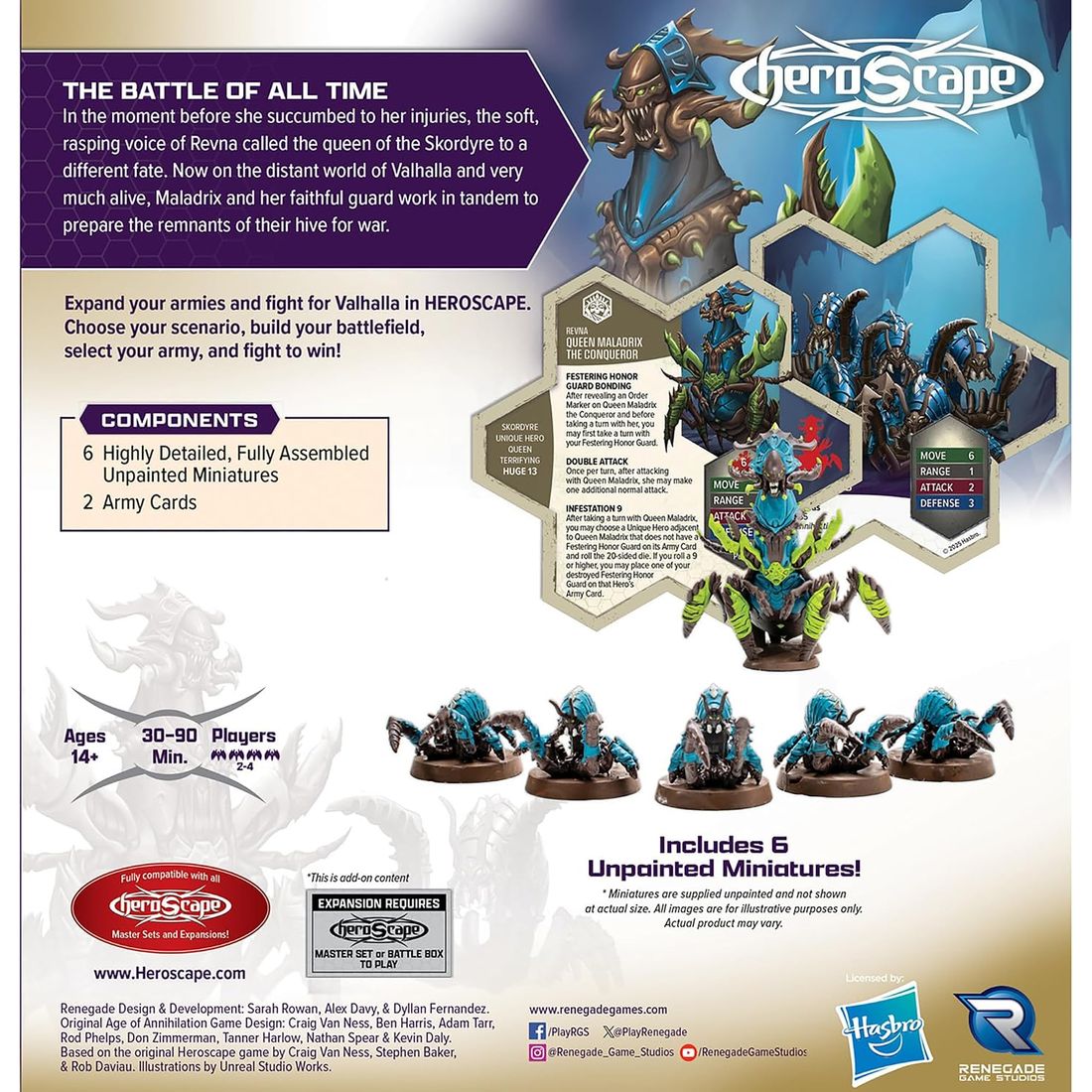 Heroscape Rising Tide: Queen Maladrix Army Set, view 2
