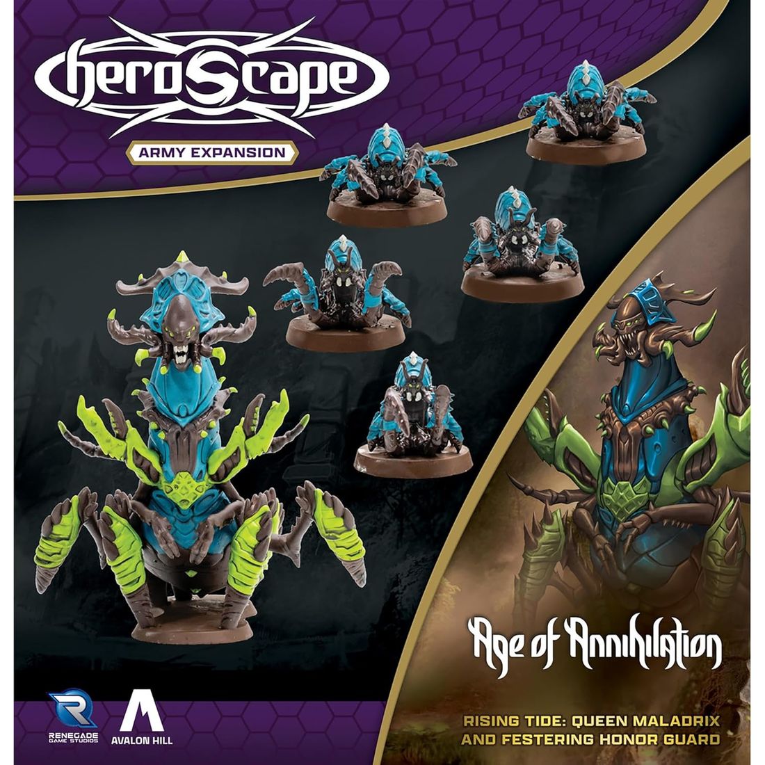 Heroscape Rising Tide: Queen Maladrix Army Set, view 3