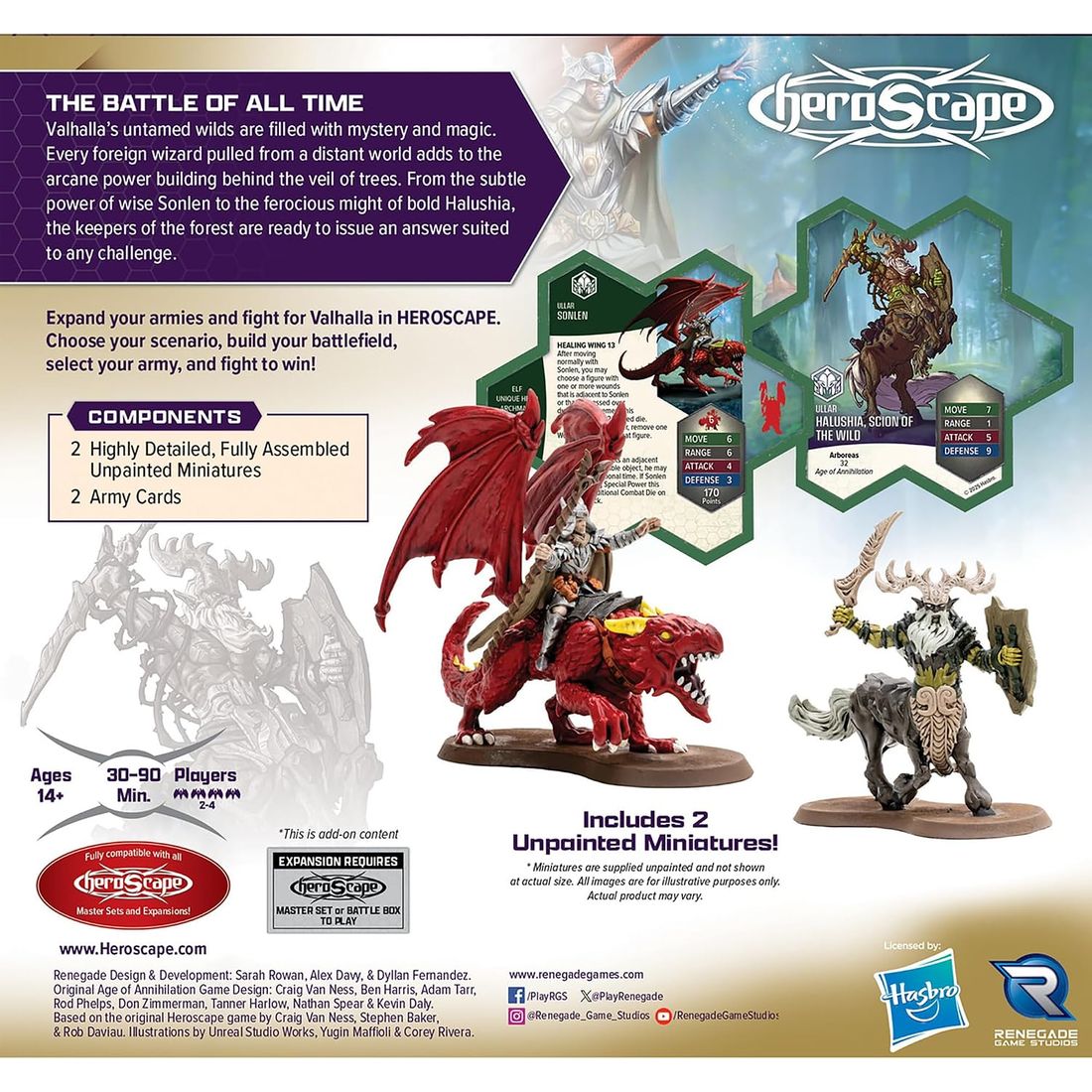 Heroscape: Sonlen & Halushia Army Expansion, view 2