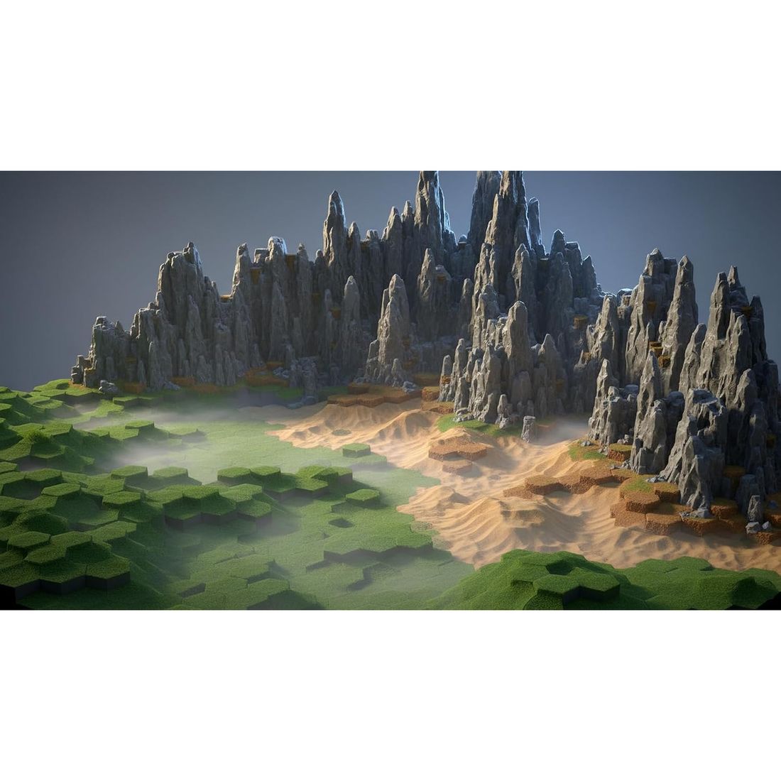 Heroscape Terrain Expansion: 63 Hex Tiles, view 3