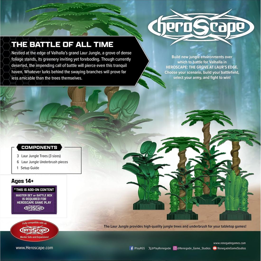 Heroscape: The Grove at Laur's Edge Terrain Expansion, view 4