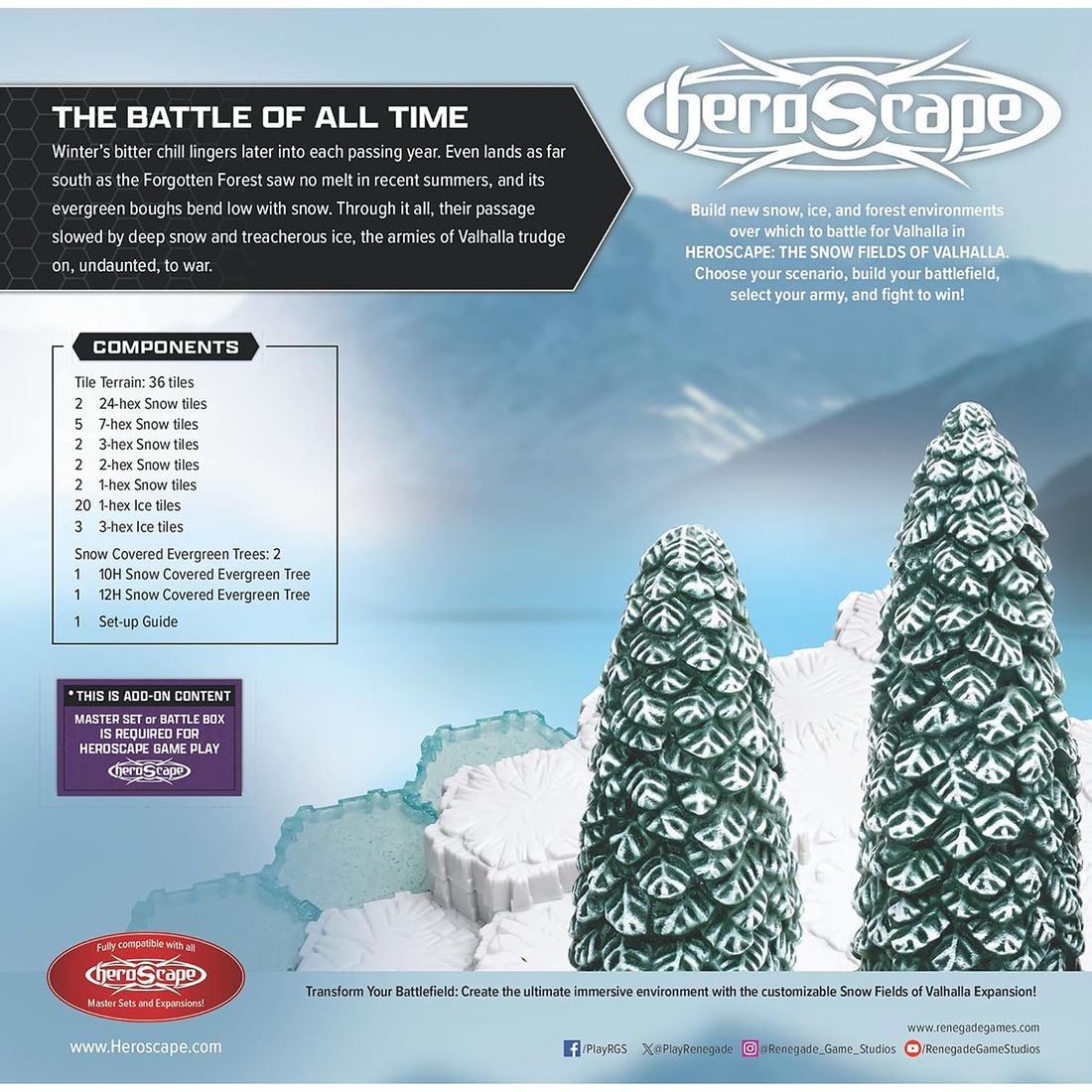 Heroscape: The Snow Fields of Valhalla Terrain Expansion, view 2
