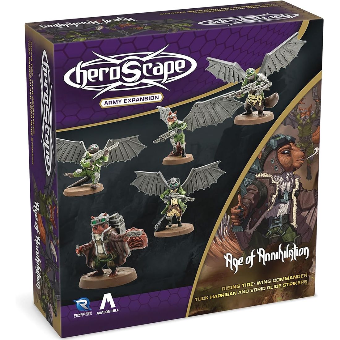 Heroscape: Wing Commander Tuck Harrigan Army Expansion