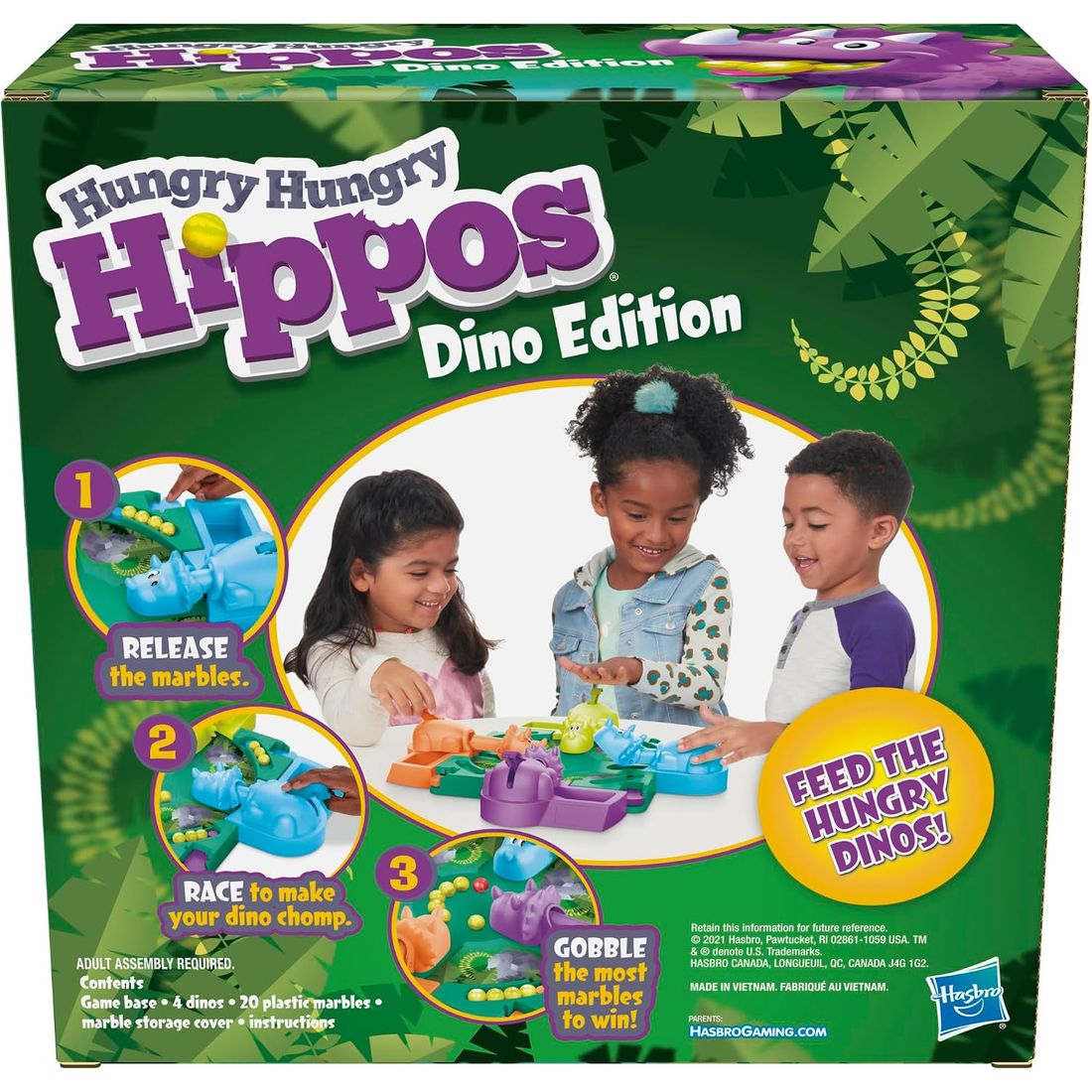 Hungry Hungry Hippos: Dino Edition, view 2