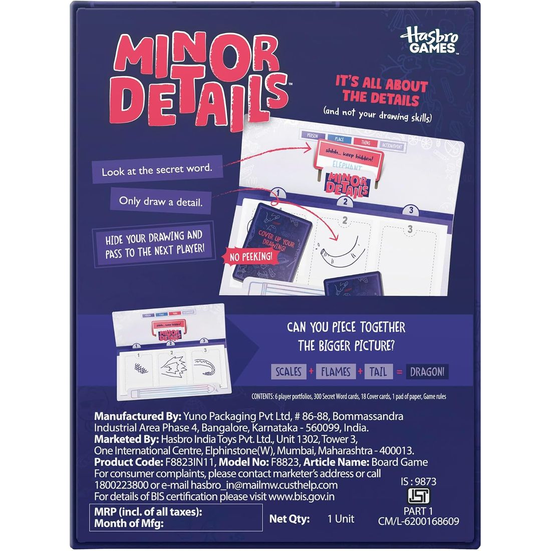 Minor Details Party Drawing Game, view 2