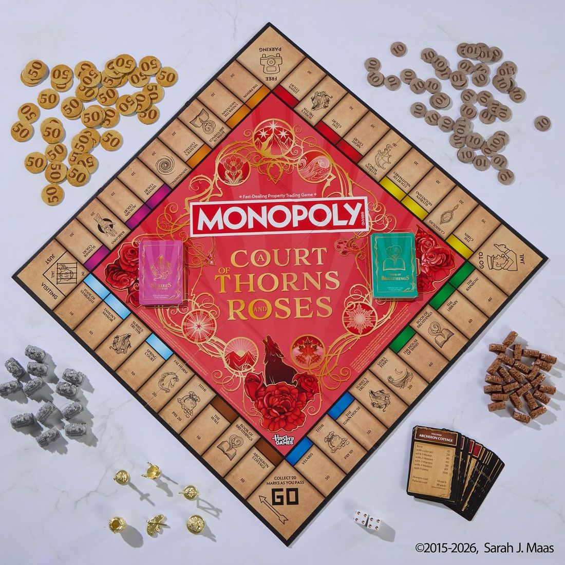 Monopoly: A Court of Thorns and Roses Edition, view 3