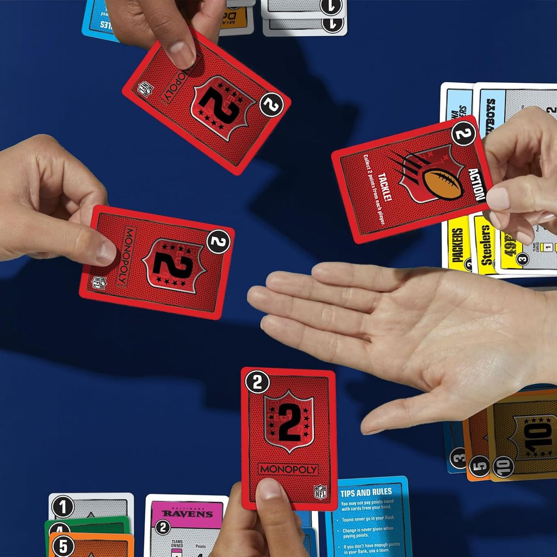 Monopoly Deal Card Game: NFL Edition, view 3
