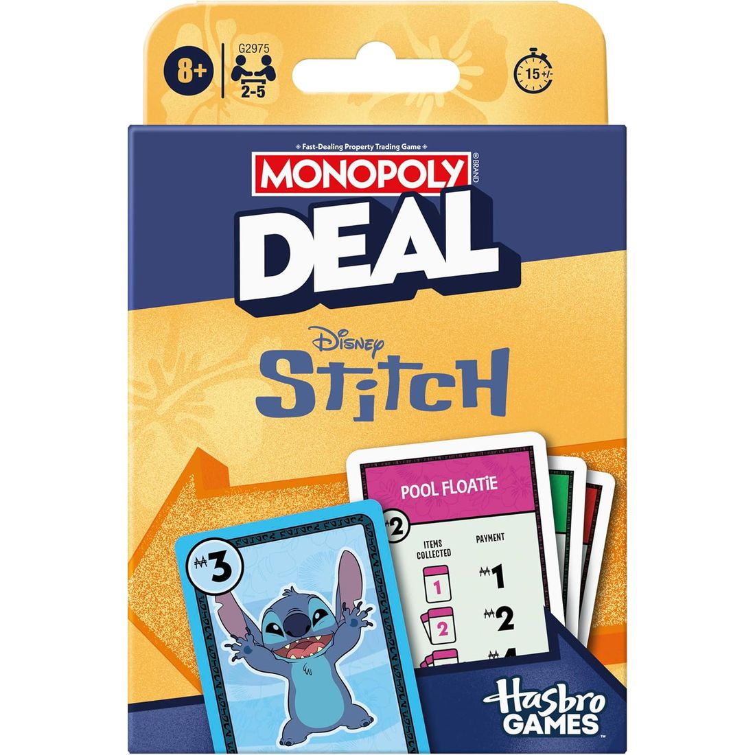 Monopoly Deal: Disney Stitch Edition Card Game