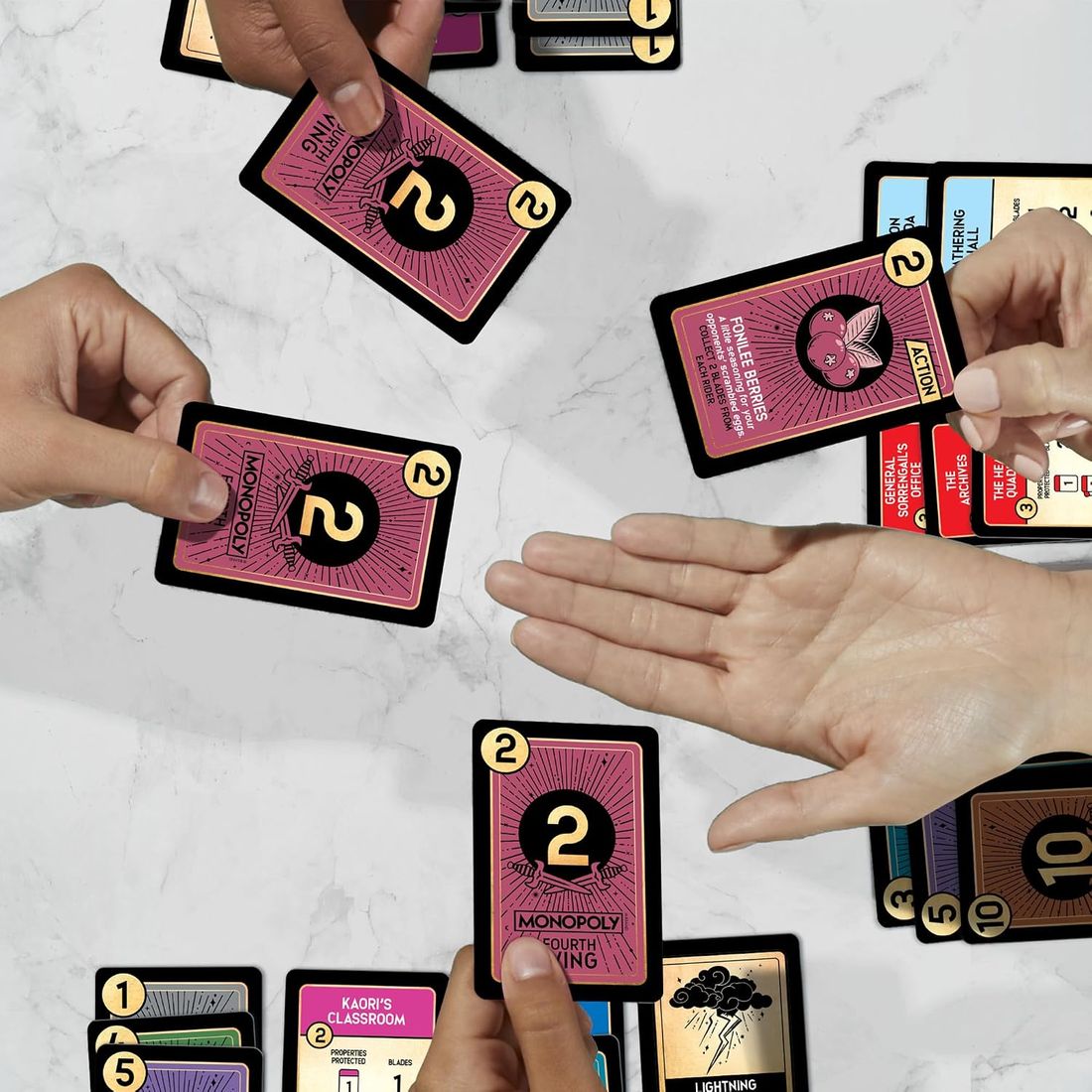 Monopoly Deal Fourth Wing Edition Card Game, view 5