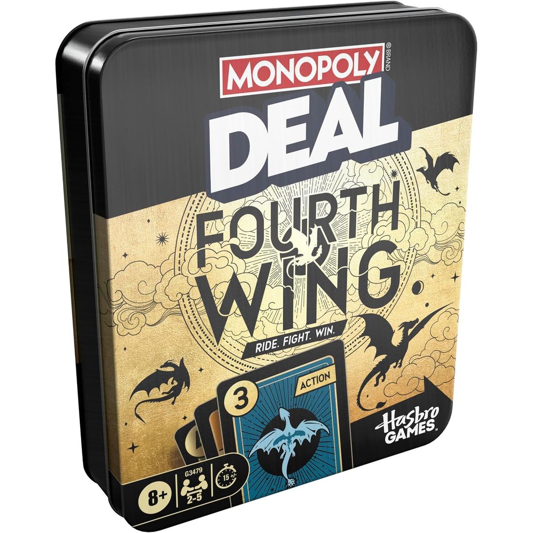Monopoly Deal Fourth Wing Edition Card Game