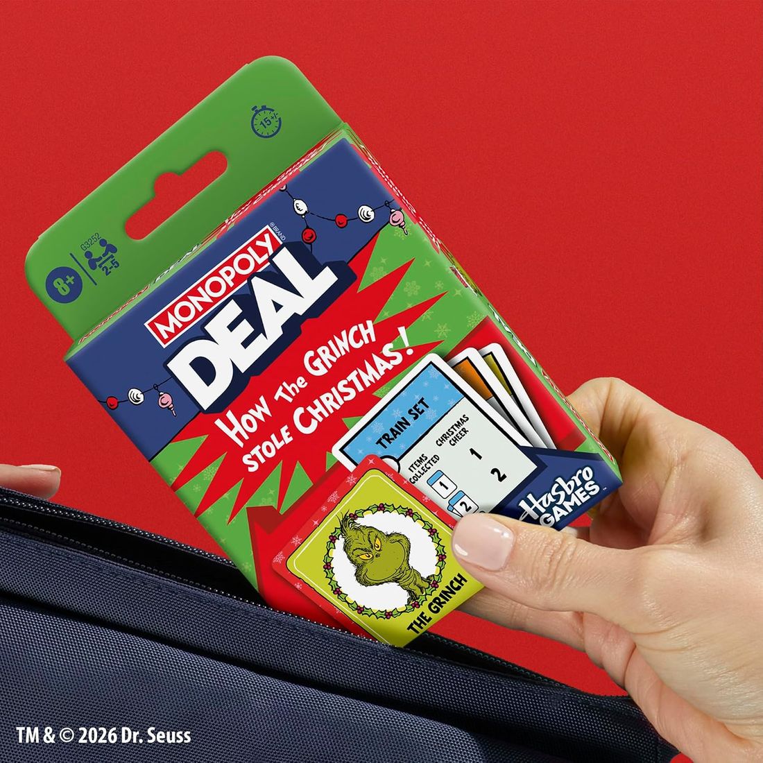 Monopoly Deal: How the Grinch Stole Christmas! Edition, view 6
