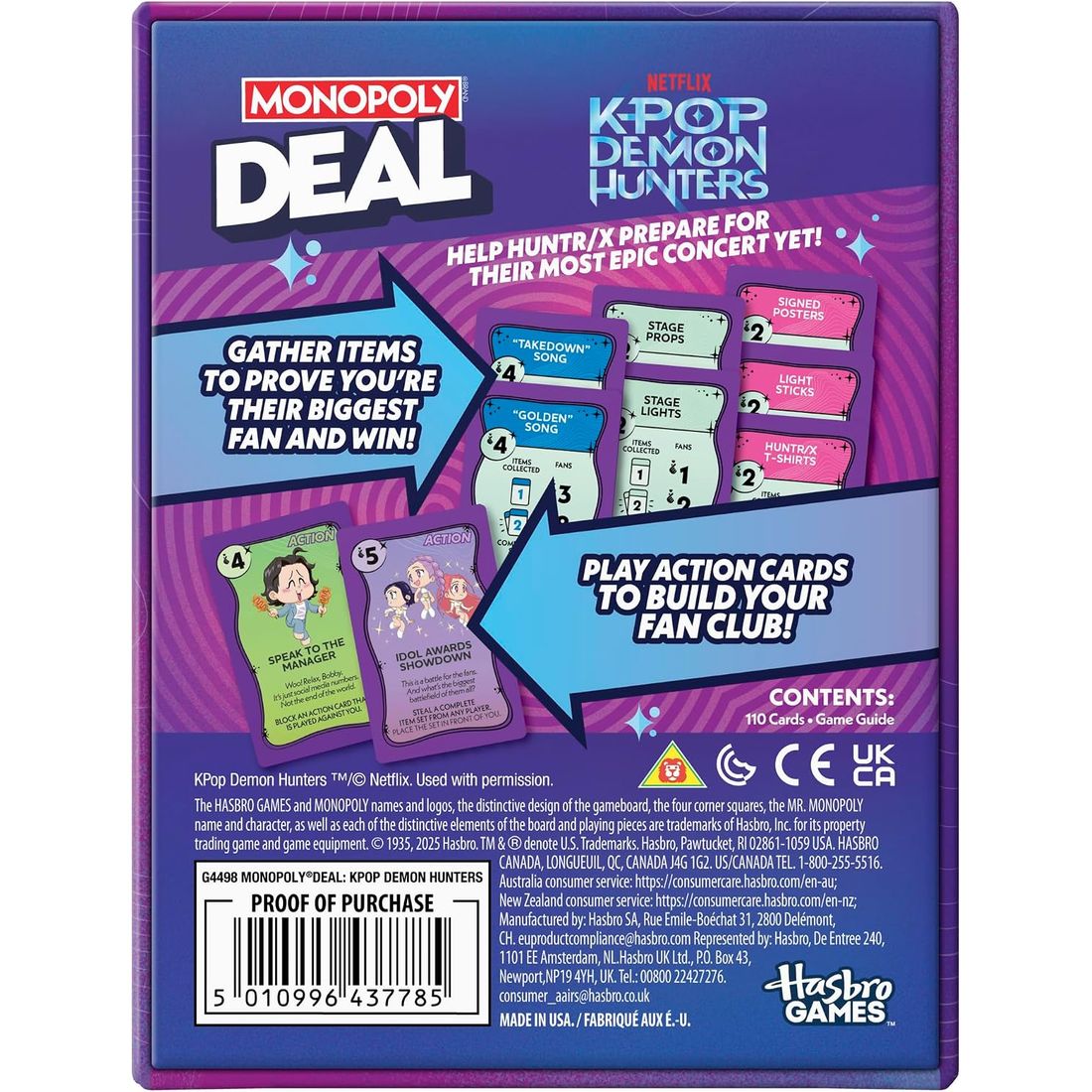 Monopoly Deal: KPop Demon Hunters Card Game, view 2