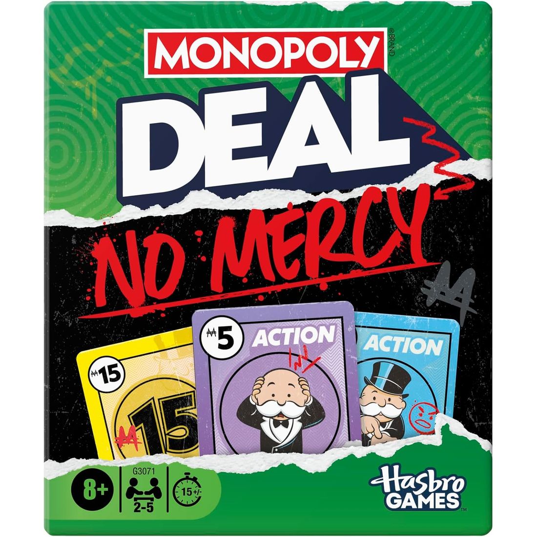 Monopoly Deal No Mercy Card Game