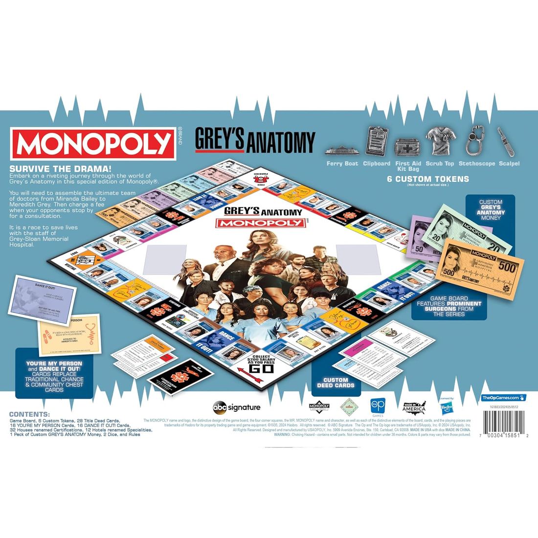 Monopoly: Grey's Anatomy Edition, view 4