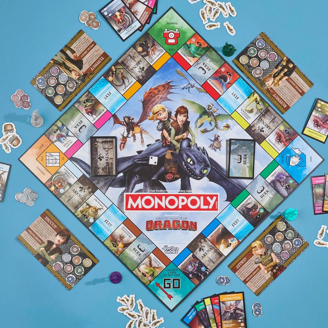 Monopoly: How to Train Your Dragon Edition, view 3